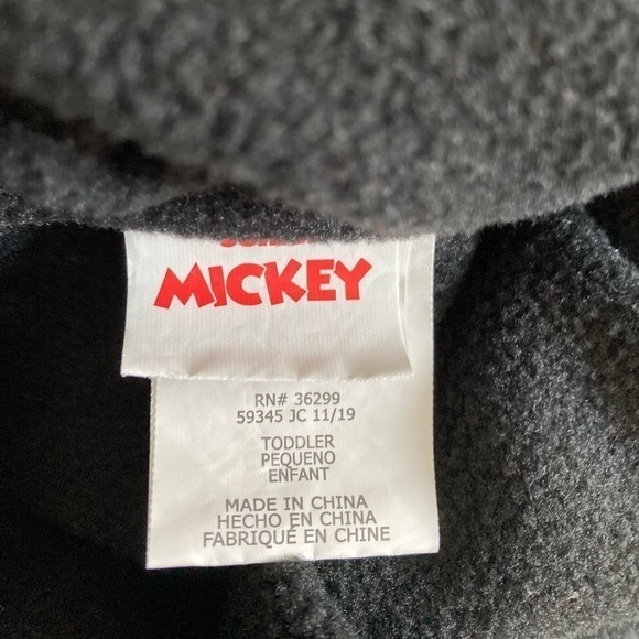 Mickey Mouse Toddler Hat w Ties Walt Disney World One Size - Picture 5 of 7